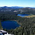 Fresno County, high elevation lakes an apron-fen.