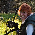 Beth photographing, Western Australia.