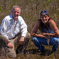 Barry(L), Brian Barnes (R).